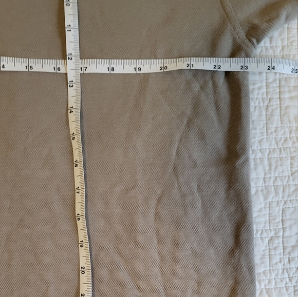 Nike Men's Large DRI-FIT Golf Shirt Beige - Picture 5 of 6